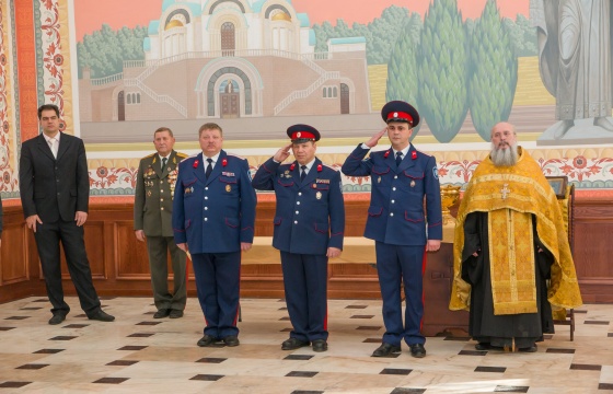 Торжественная церемония принятия присяги кадетами казачьих кадетских классов общеобразовательных школ г.о. Самара.