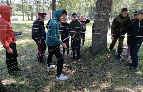 В ст. Клявлино прошли военно-полевые сборы  учащихся казачьих кадетских классов