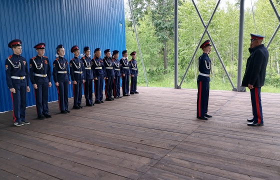Проведение военно-полевых сборов  учащихся казачьих кадетских классов