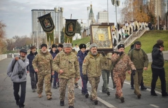  Казаки и кадеты ГБОУ "Самарский казачий кадетский корпус" стали частью крестного хода в честь военачальника ангельских небесных сил Архистратига Михаила