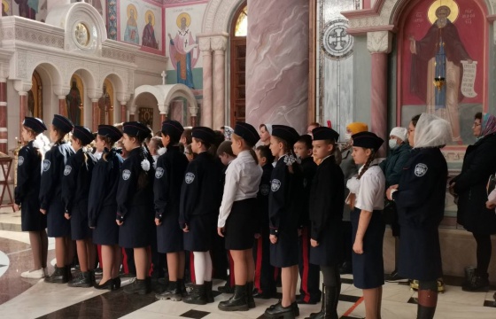 Кадеты казачьих кадетских классов общеобразовательных школ Самары приняли присягу