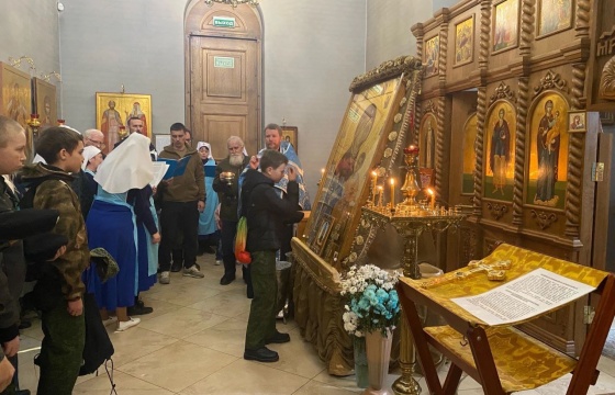 В храме Сергия Радонежского Сызранского района состоялся молебен  чудотворной Иверской иконы Божией Матери.