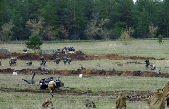 Бой у Волькерсдорфа был реконструирован 3 мая в Самарской области