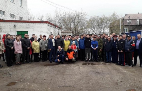 Клявлинские казаки - добровольцы выезжают в зону проведения специальной военной операции на Украине