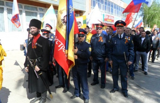 Пестравские казаки на Параде Победы