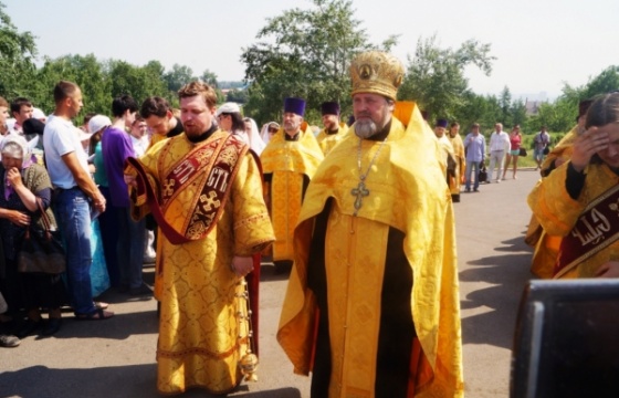 В Красноярске состоялся ежегодный общегородской крестный ход с участием Енисейского казачества