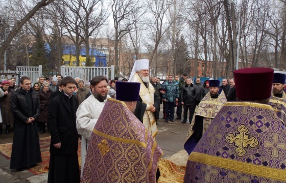 Поднятие купола на Храм Всех Святых (п. Управленческий)