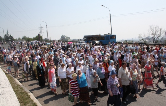 В Красноярске состоялся ежегодный общегородской крестный ход с участием Енисейского казачества