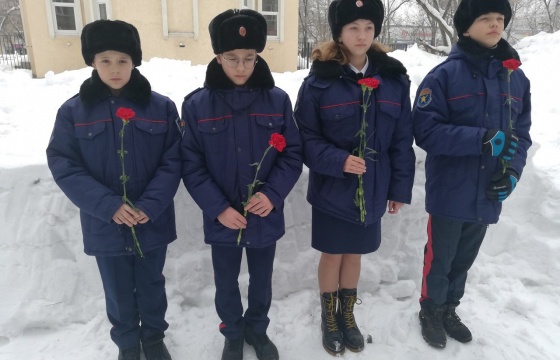  КадетЫ Самарского казачьего кадетского корпуса отстояли Вахту памяти, в День защитника Отечества