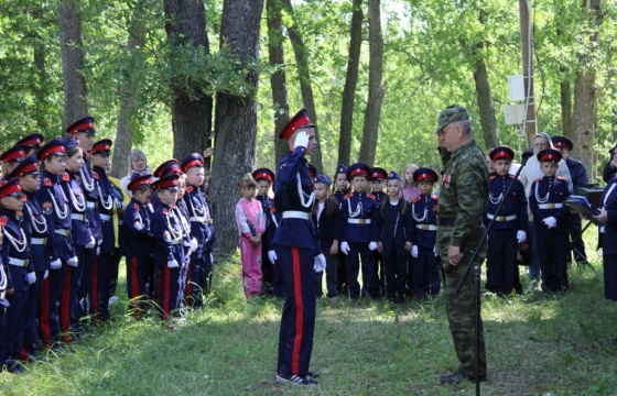 В ст. Клявлино прошли военно-полевые сборы  учащихся казачьих кадетских классов