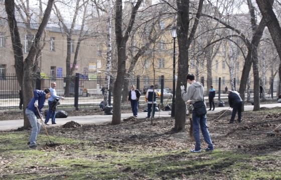 Казаки станицы "Северная" на общегородском субботнике