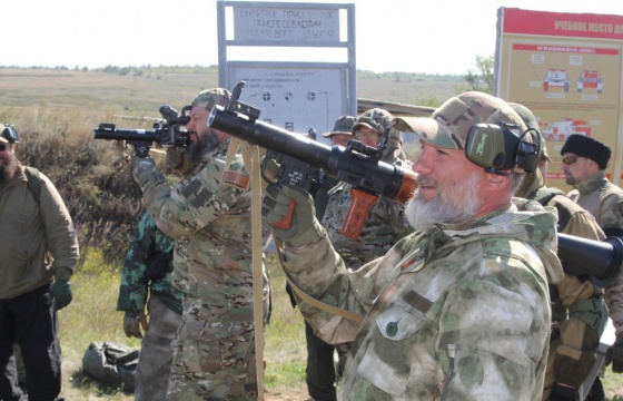  Плановые военно-полевые сборы Волжского войскового казачьего общества 