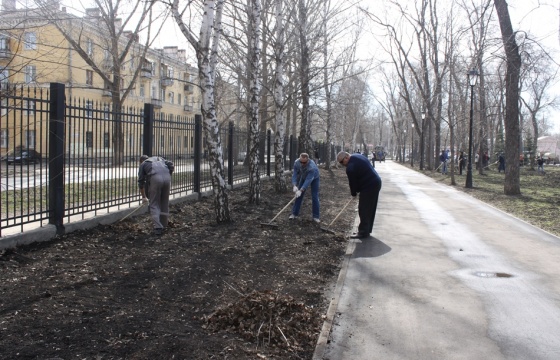 Казаки станицы "Северная" на общегородском субботнике