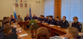 Награждение воспитанников и преподавателей  Самарского казачьего кадетского корпуса