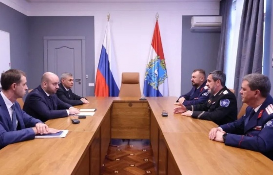 Встреча губернатора Самарской области с атаманом Всероссийского казачьего общества