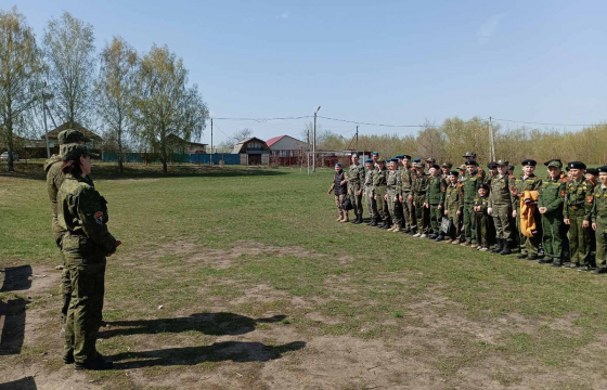 Военно-полевые сборы кадет в Сызранском районе