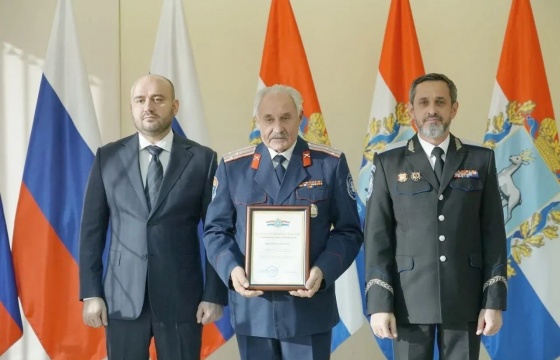 Встреча губернатора Самарской области с атаманом Всероссийского казачьего общества